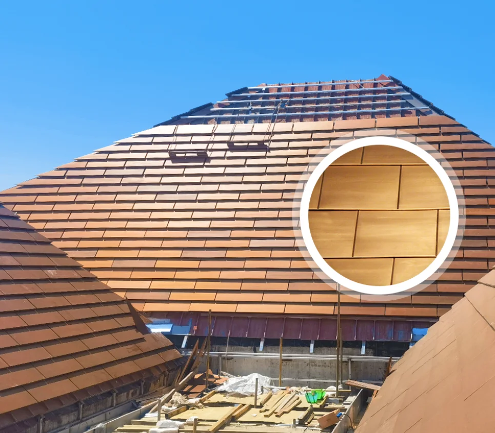 Professional Manufacturer copper roof tiles Symbolizing Architectural Taste and Quality With best quality