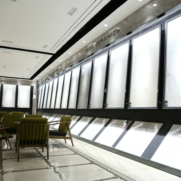 
2020 metal display stand for Ceramic tile exhibition hall 