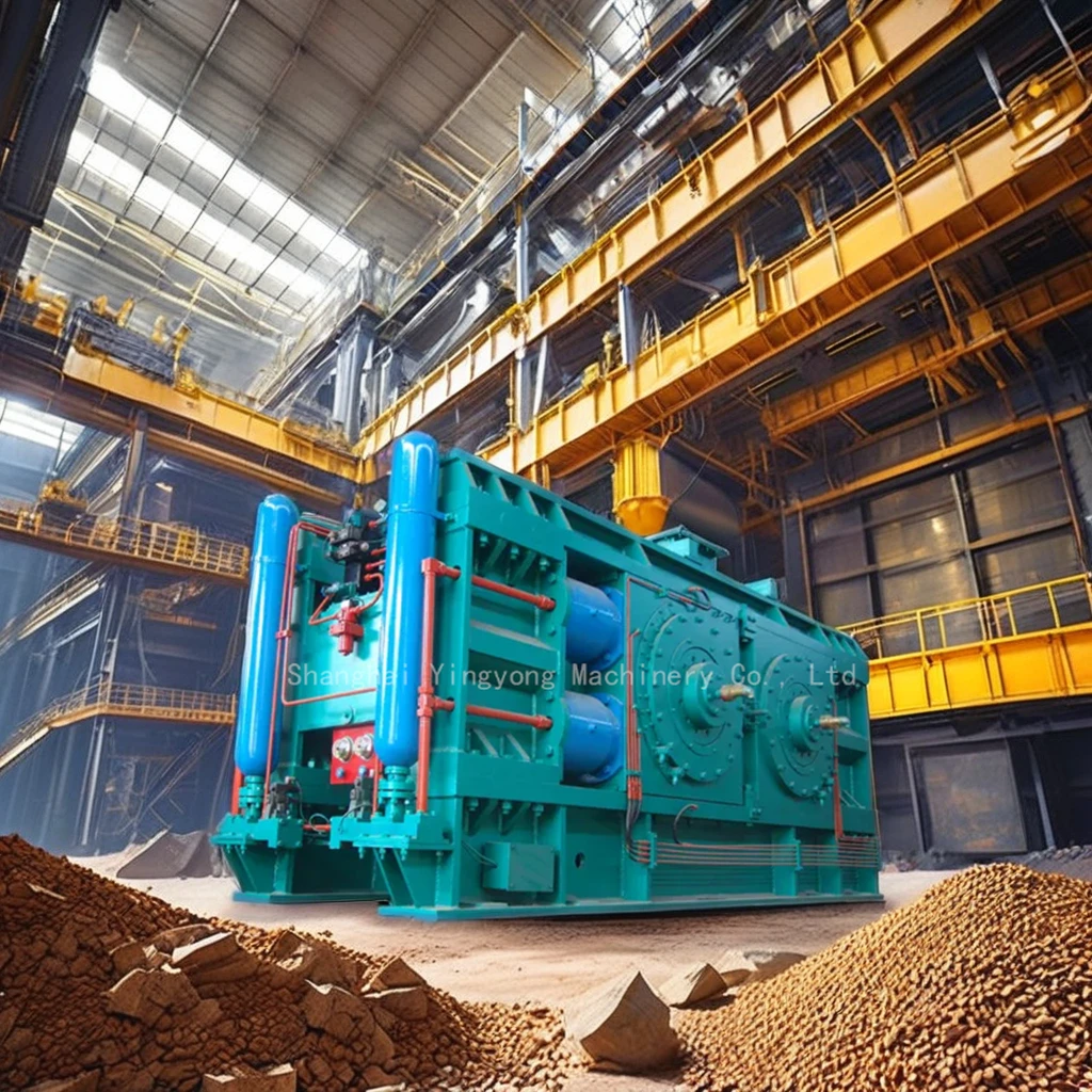 New High-Pressure Grinding Rolls (HPGR) Remote Monitoring Stone Crusher Roller Crusher with Engine Motor Bearing Gear-for Sale