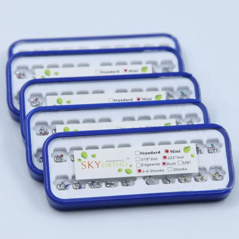 orthodontic dental factory supplier MIM mesh base brackets 022