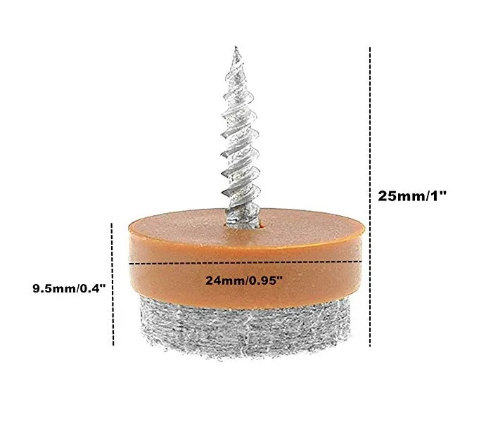 Аксессуары для мебели, винтовые Войлочные подкладки для ножек стула