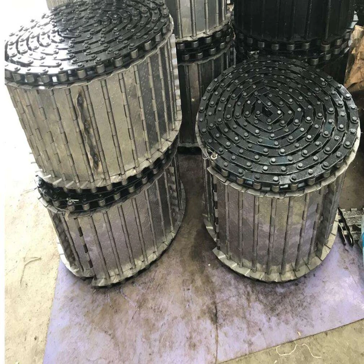 Steel Scraps Conveyor Industrial Hinged Conveyor Chain Chip Belt