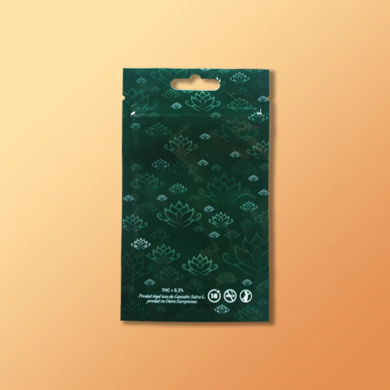 High Food Grade Quality Plastic Three Side Seal Zipper Lock Tobacco Pouch Tea Packaging Bags Digital Mylar Bags