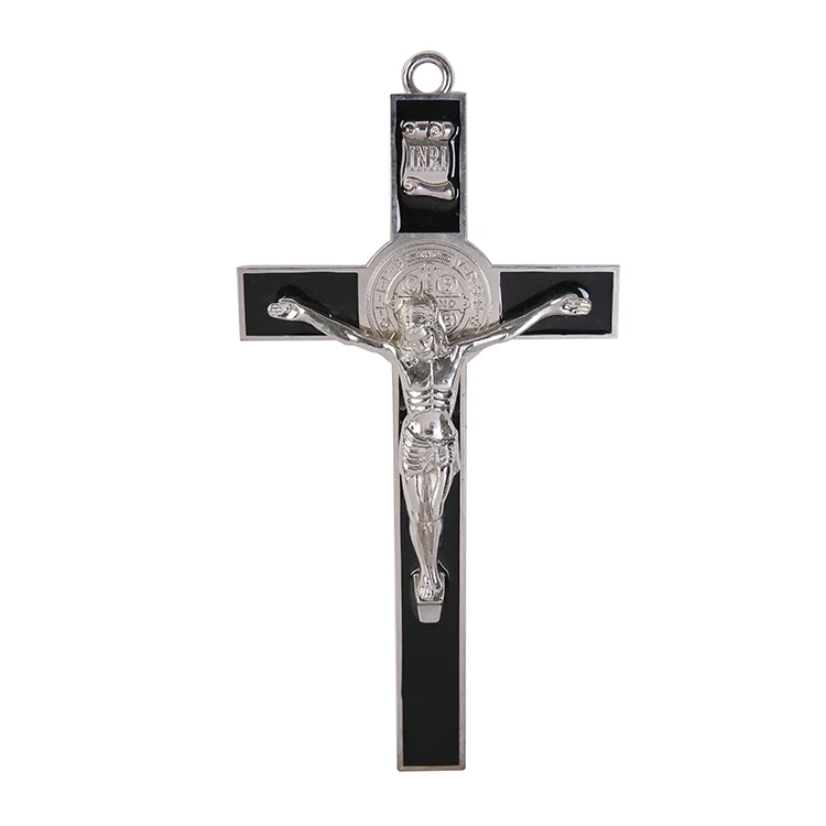 Church Relics Crucifix Jesus Christ On The Stand Cross Wall Crucifix Antique Home Chapel Decoration