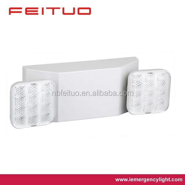 Made by FEITUO UL cUL Listed JLEU9  TWIN head emergency led light for Min. 90 minutes emergency backup time