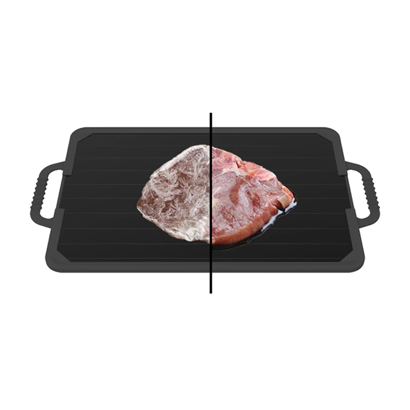 Алюминиевый лоток для размораживания замороженного мяса со сверхбыстрой разморозкой тарелка курицы и рыбы которая размораживает Замороженные блюда