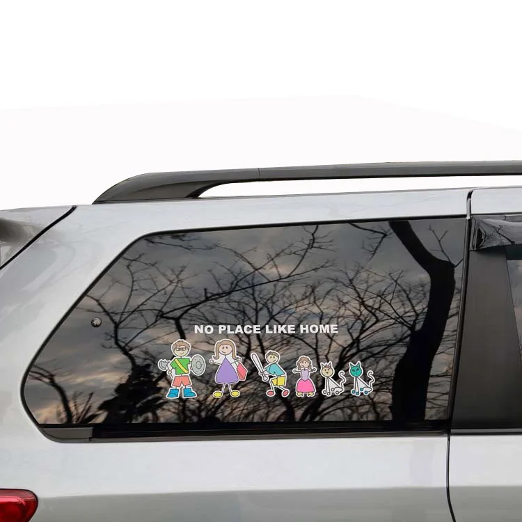 Popular sell custom PVC car sticker decal with transfer film