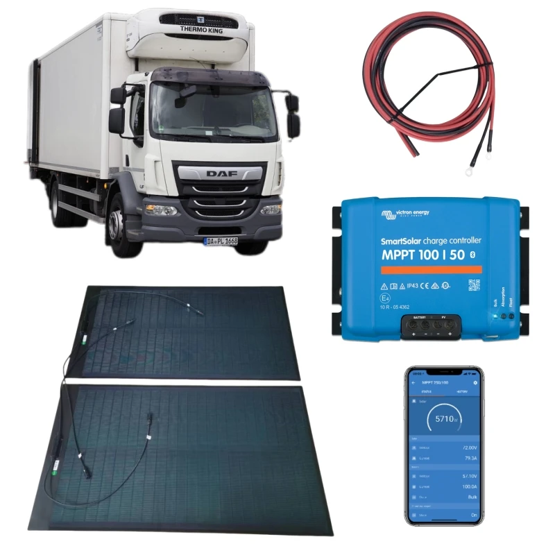 Solar CIGS Cells Flexible Panels Refrigerator with Panel Battery Charger Vehicle Marine Energy Battery Maintenance Free