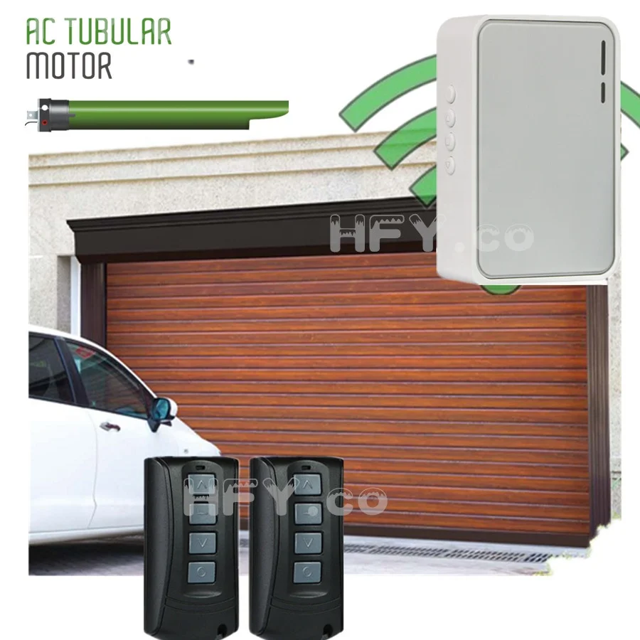 Роликовые ворота гаража трубчатые приемники передатчика двигателя