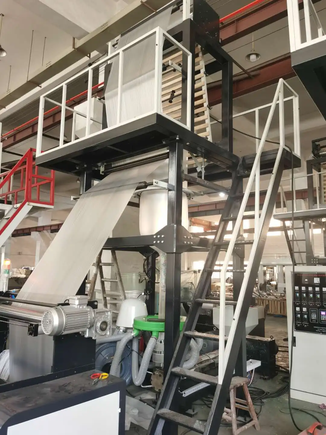 
hot selling single layer biodegradable gravure film blowing and printing machine 