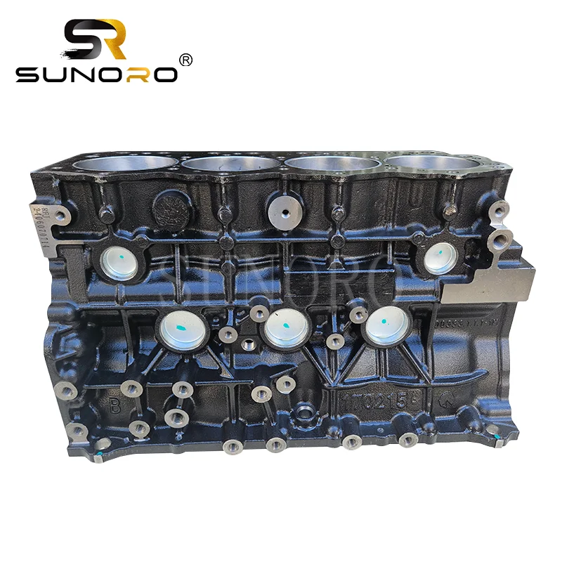 ISUZU 4JG1 Diesel Engine Cylinder Block 8-97352744-2 for Excavator ZX70