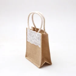 custom jute products of bangladesh printed logo reusable laminated non woven fabric fashion tote gift jute packaging bag for sho