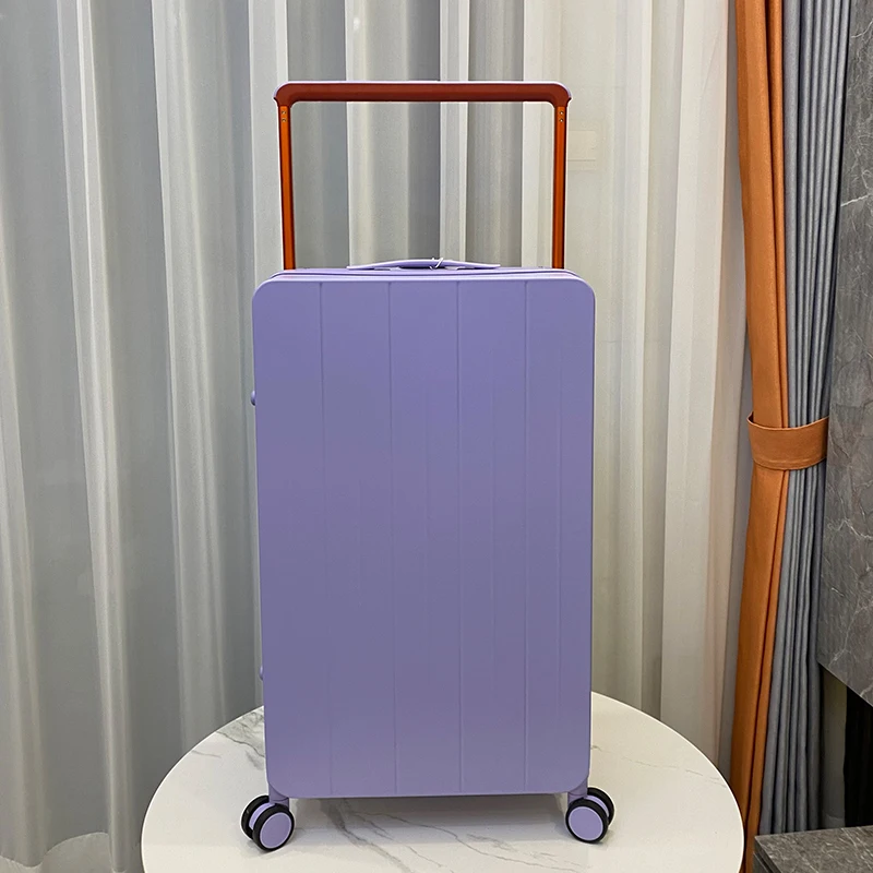 Custom suitcase 20/24/28 inch PC suitcase bag 3 piece trolley set trolly rolling travel aluminum trolley luggage