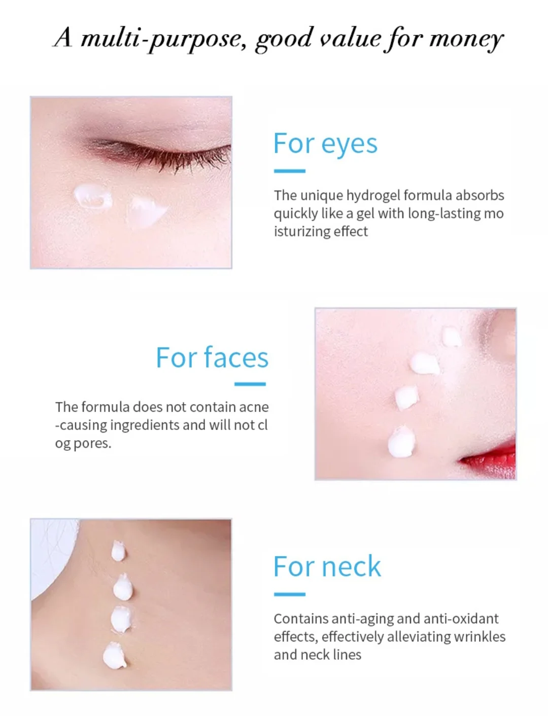 Eye Cream Cosmetic Tube Korea Eye Cream Hot Seller Anti Aging 2021 Instant Eye Lift Cream