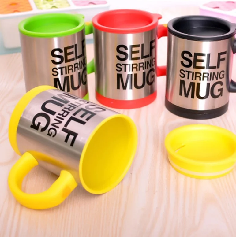 Office Home Stainless Lazy Auto Self Stirring cup Mixing Coffee cup
