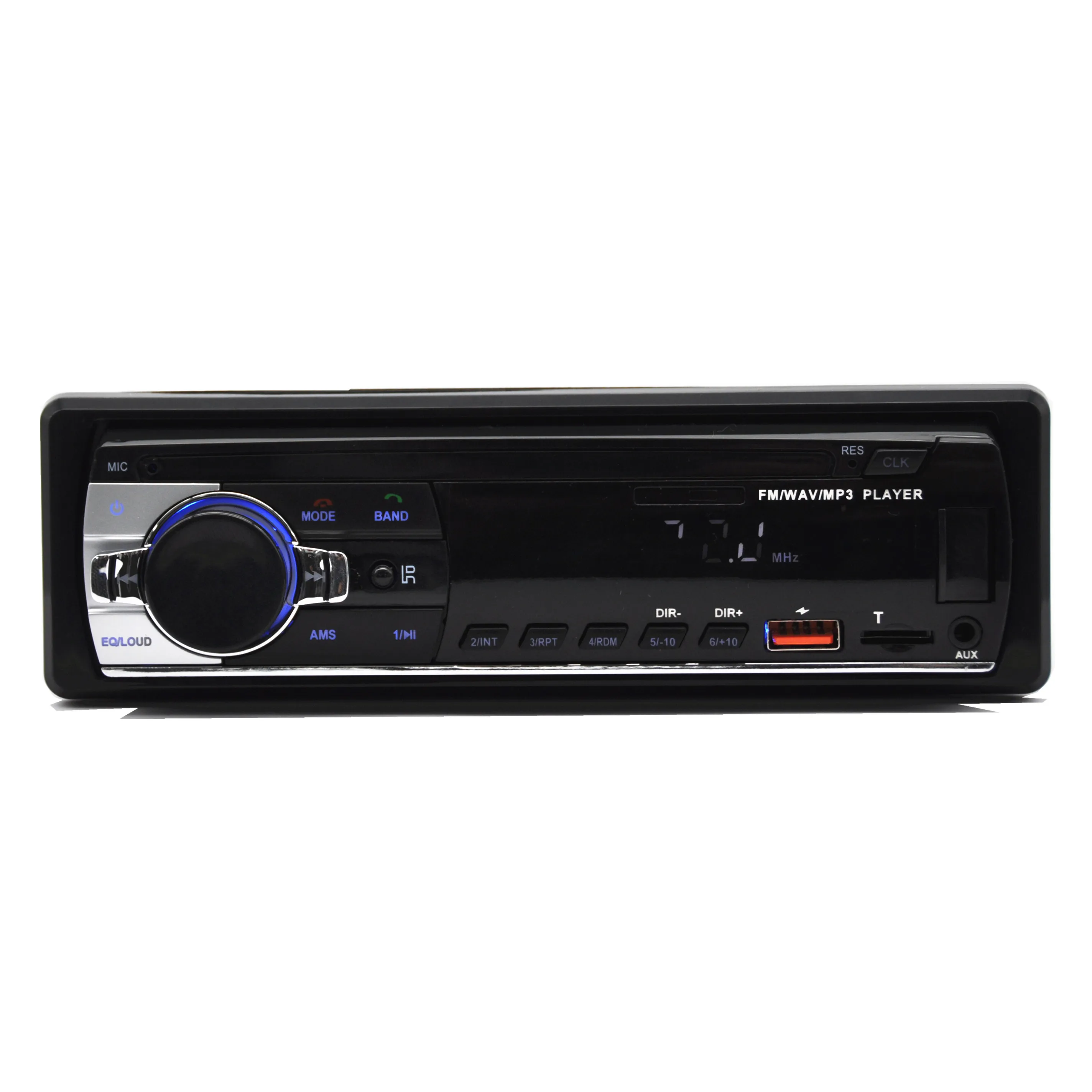 Wide Range Model Suitable 1Din Radio Smart Bluetooth Car USB Card Lossless Music FM Transmitter Aux Ultra-Low Price MP3 Player