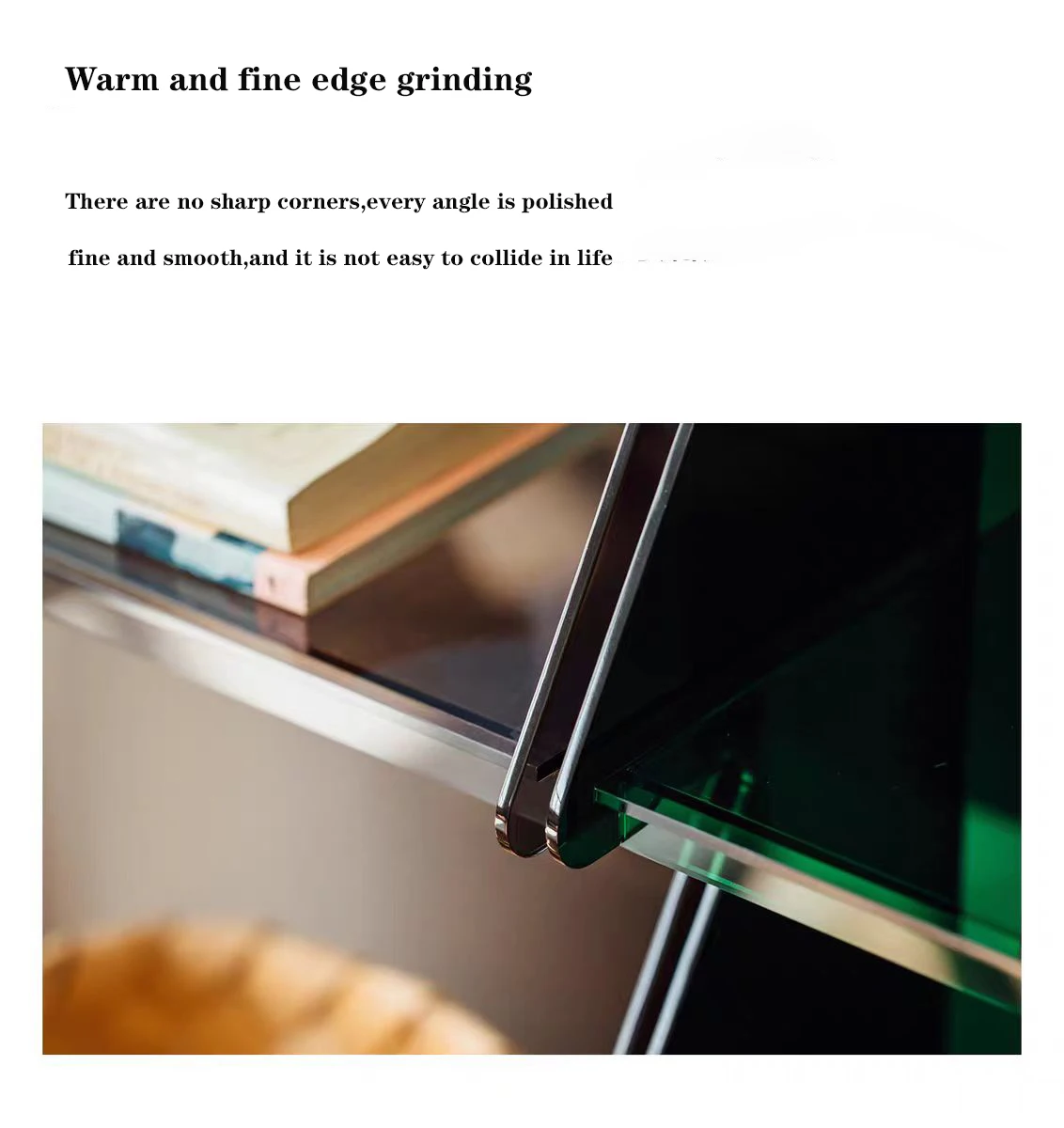 Acrylic Bookshelf Floor Storage Rack Living Room Display Rack Storage Christmas Tree Style