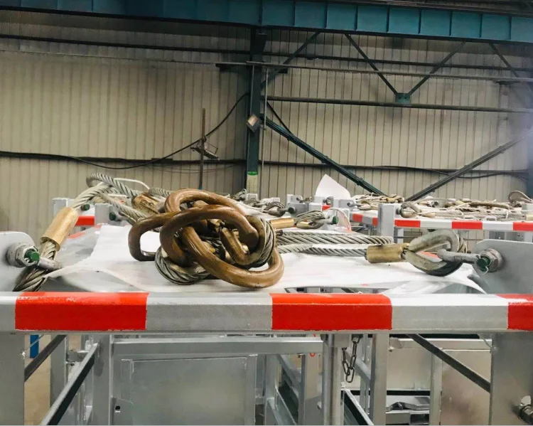  550 галлонов Tote IBC Tank с HDG оффельной рамой DNV2.7-1