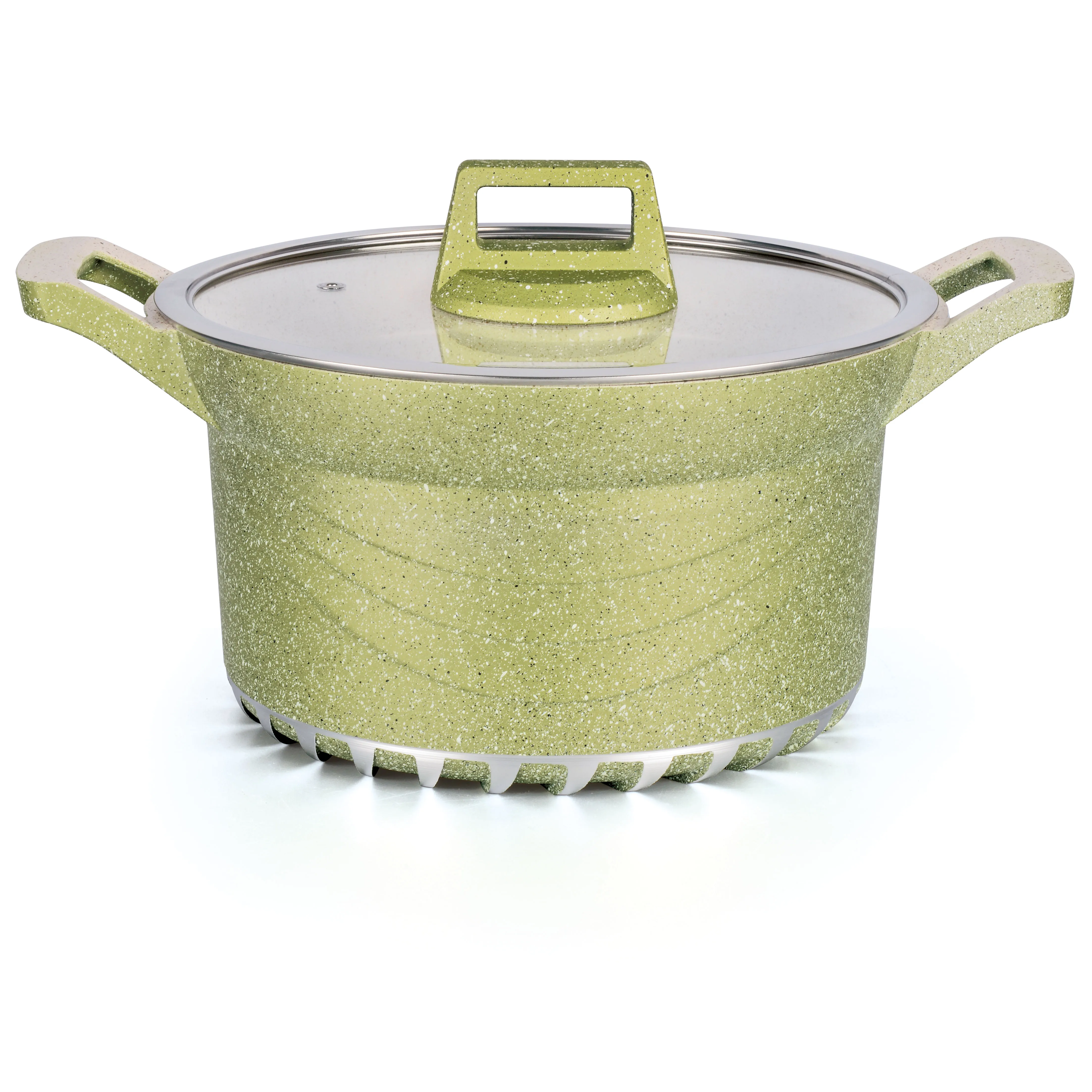 Yongkang kitchenware aluminium nonstick cooking pot die cast cookware set