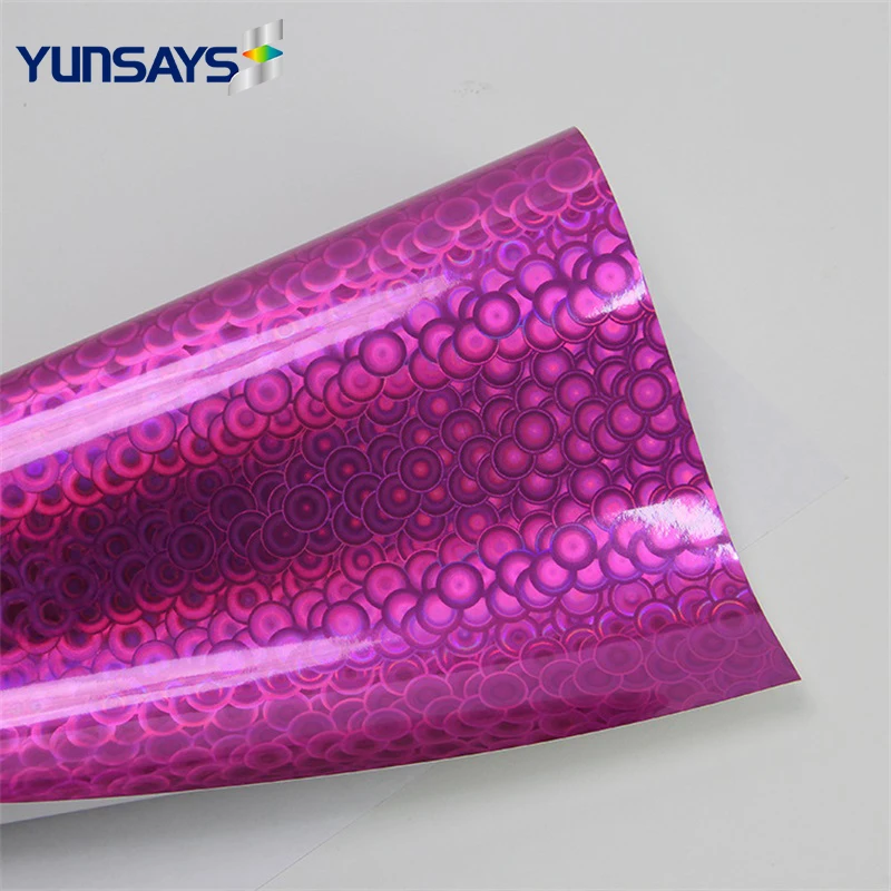 Durable holographic Color Bubble Vinyl DIY Process Cut Vinyl Rolls From Mucous Membranes