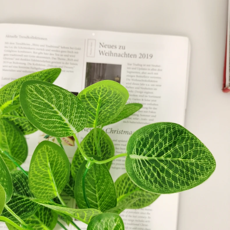 Artificial Leaves Green Wall Background Materials Flower Arrangement Fake Green Leaf