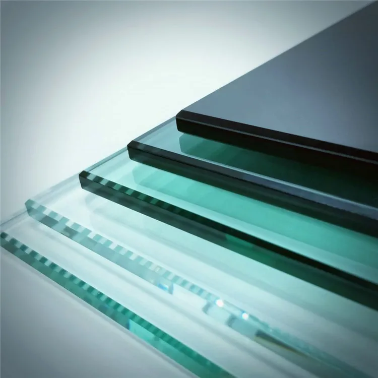 12.76mm Clear Colorful PVB Film Building Tempered Laminated Glass Pool Fence for Project