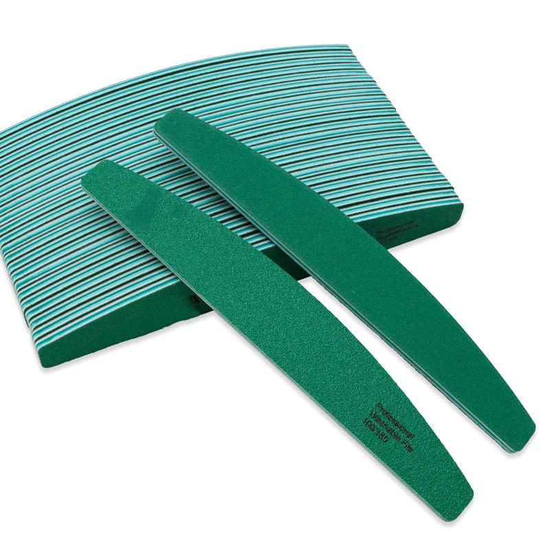 RU Cheap Grit Double Sides Double Cut Flat Nail Files Manicure Nail Tool Professional Regular Nail File