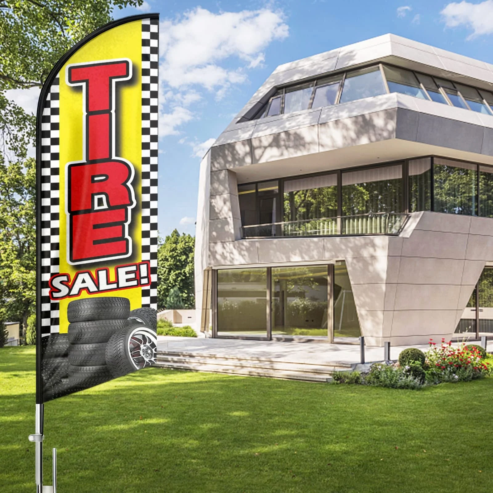 Cheap Promotion Usage Advertising Exhibition Event Custom Banners Outdoor Tire Sale Feather Flag Business Sign Beach Flag