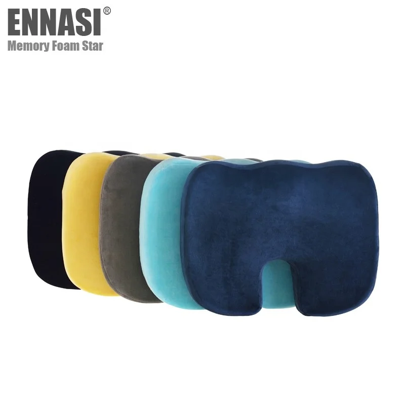 Comfortable Ergonomic Office Car Seat Coccyx Orthopedic Memory Foam Zero Gravity Chair Seat Cushion for Relief