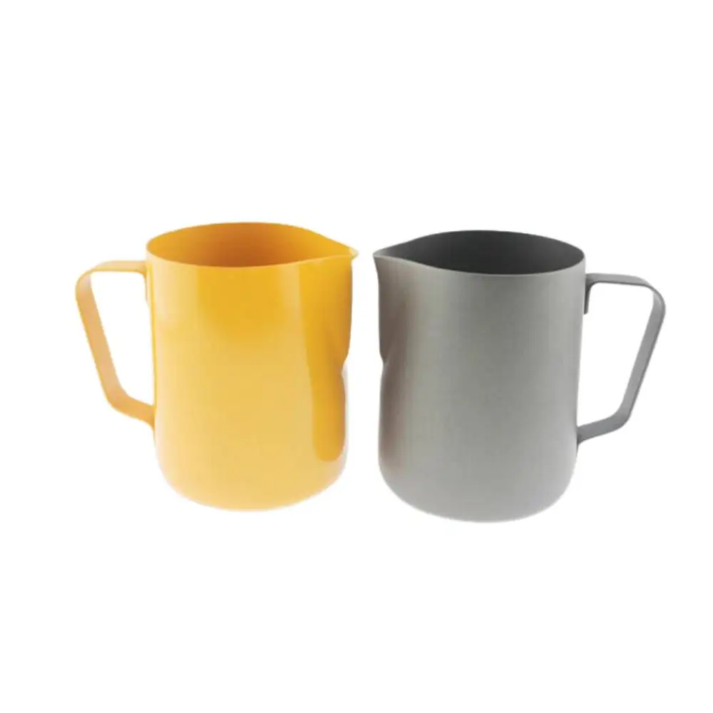 304 Stainless Steel Milk Frothing jug Multiple color  600ml  water jug milk pitcher milk jug