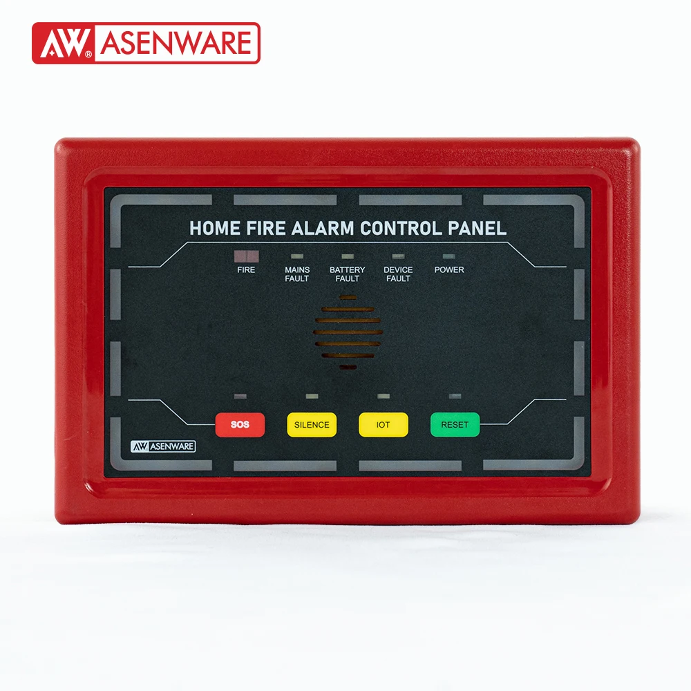 Asenware Enhanced Home Safety Larger Alarm Sound and Brighter Lights HOME FIRE ALARM CONTROL PANEL