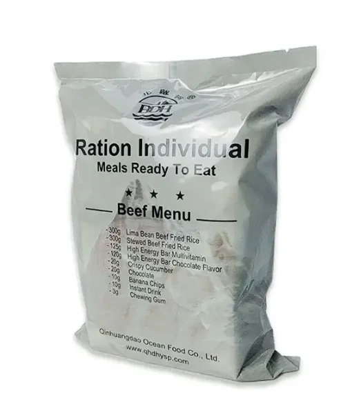 Survival Rescue beef mre travel camping Outdoor self-heating food