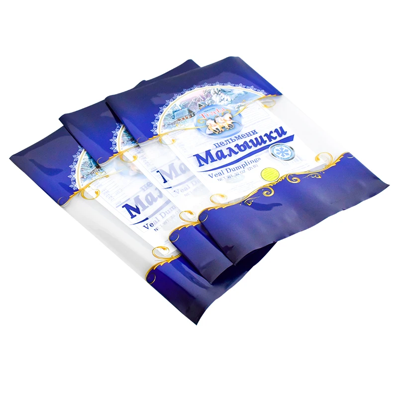 Custom Printed Food Packaging Bags Frozen Dumplings Packaging Pouch Bag Vacuum Bag For Dumpling Packaging