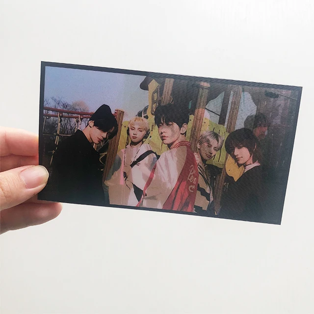 Custom design Kpop idol event lenticular printing 3D card photocards