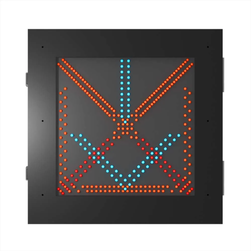 VMS-LCS  lane control sign for highway and road traffic display