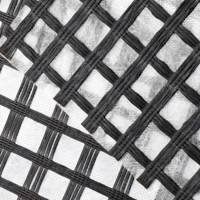 Polyester Geogrids  Asphalt Road Airport Railway Slope Retaining Wall Reinforced Glassfiber Geogrid