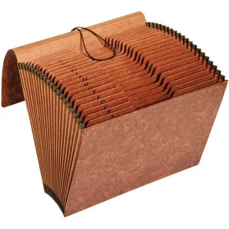 Customized Expanding File Folder 12/24  Pockets File Folder Document Organizer Bag