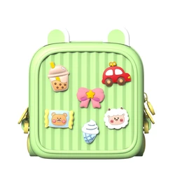 Wholesale Trendy Cartoon Kindergarten Kids Travel Small Backpack School Mini Toddler Pink Bags For Girls