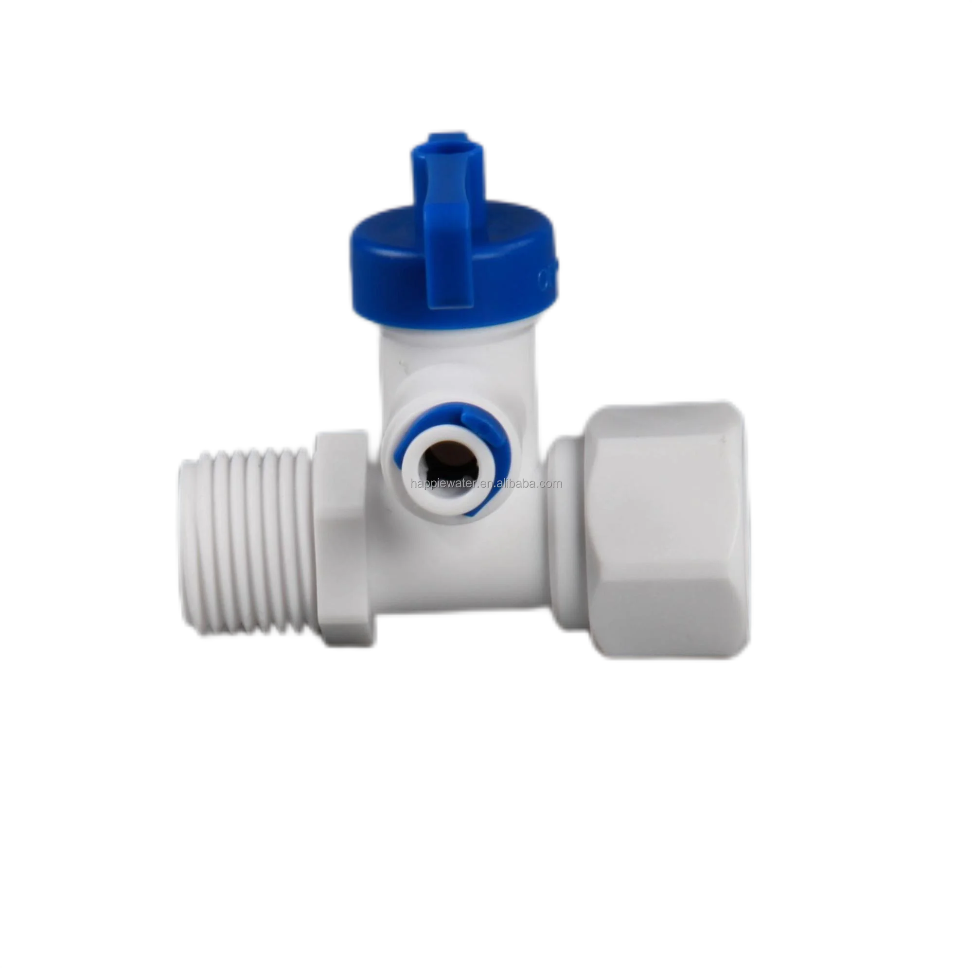 White Plastic Food-Grade POM Material Quick Connector Water Fitting 1/4 3/8 1/2 5/16 12 mm for Water Purifier & Filter