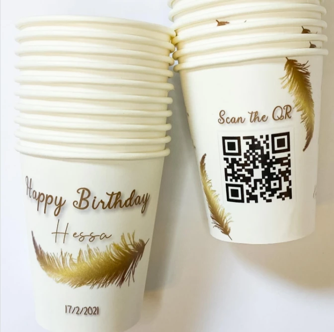 Disposable Paper Cups 8/10/12/16/20 Oz Single double Wall Paper Cup Hot/cold Beverage Cups For Drinking