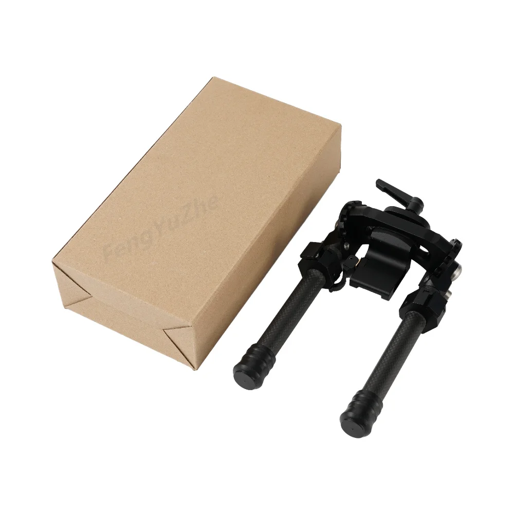 Hot Selling Carbon Fiber V10 Pattern Telescopic Carbon Fiber Tripod Hunting Tripod with Adapter
