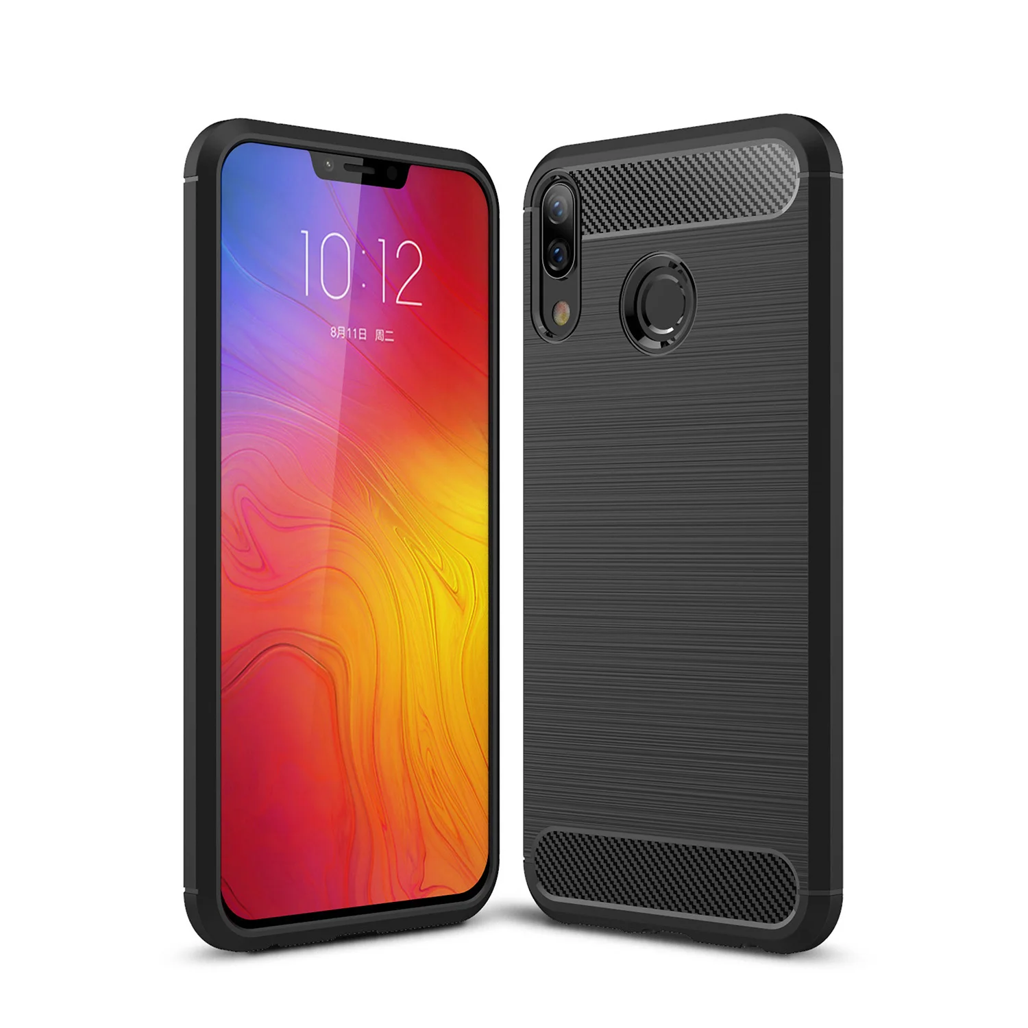 
 Hot Selling Manufacturer Anti-Scratch Shockproof Carbon Fiber Soft TPU Phone Back Cover For Lenovo S5, For Lenovo Z5 Case  