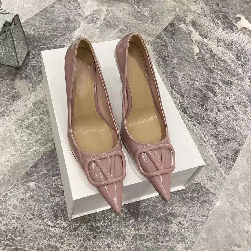 Hot Sale Valentinooo High Heel Sandals Designer Shoes Adult Famous Branded Women Fashion Fancy Wholesale Slides Luxury