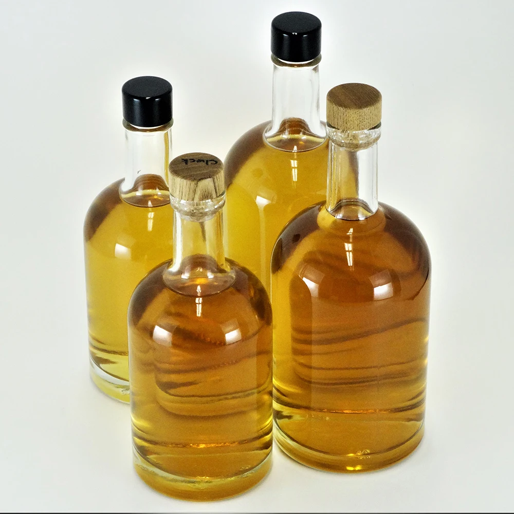 
Japanese high transparent luxury 750ml glass bottle vodka for gin 