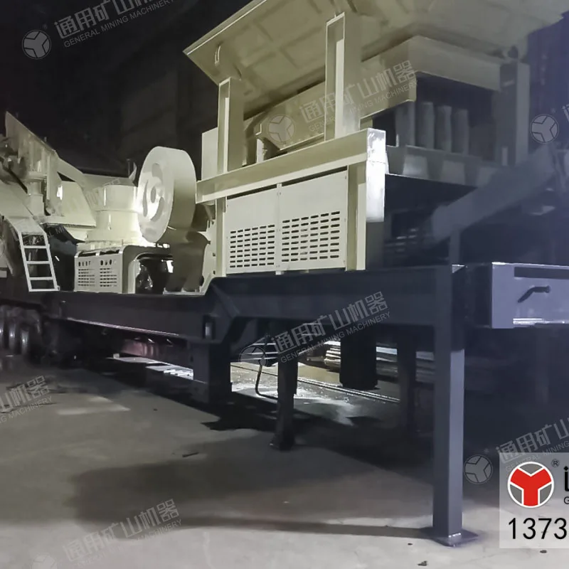 High Capacity 100tph Mobile Stone Crusher Plant Set Tire-Type Mobile Crushing Machine Plant Equipment Price
