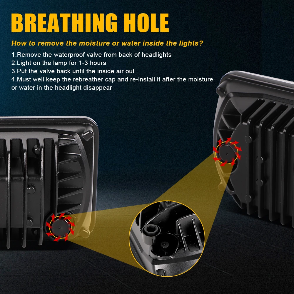 Фары для грузовика 4x6 дюймов 45 Вт Kenworth модель 379 года с дальний и ближний свет