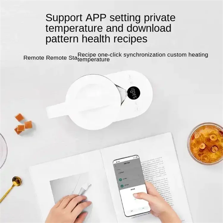 Xiaomi smart multifunctional health pot, Xiaomi smart home small boiling teapot, Xiaomi household automatic electric glass pot