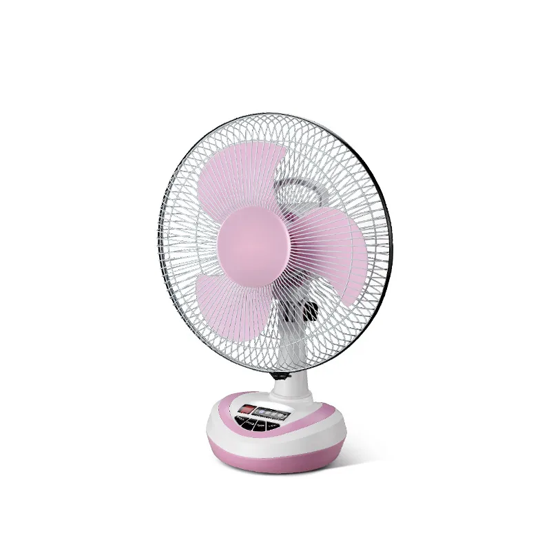 12inch Rechargeable Table Fan with LED Night Light and Power Bank Can be used up to 60 hours