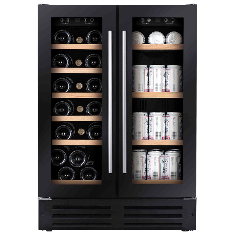 Vinopro 116L Быстроохлаждающий винный и пивной холодильник 38 бутылка для хранения со стеклянной дверью для отелей