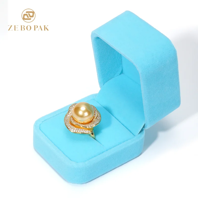 pink velvet jewelry box packaging wholesale  necklace Earrings Bracelet  wedding ring box  jewelry boxes with logo luxury